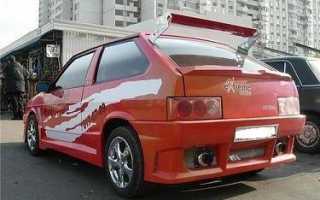 Самостоятельная установка спойлера на ВАЗ 21099