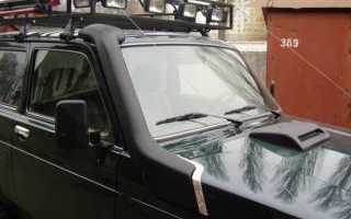 Сборка шноркеля на Ниву