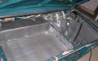 Главные принципы выполнения работ при шумоизоляции кузова ВАЗ 2107