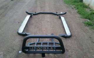 Кенгурятник на отечественный внедорожник Нива Шевроле