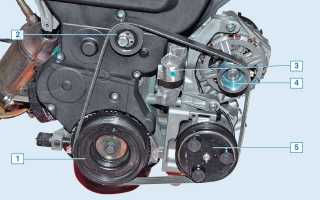 Ремень генератора на Приоре с кондиционером и особенности его замены