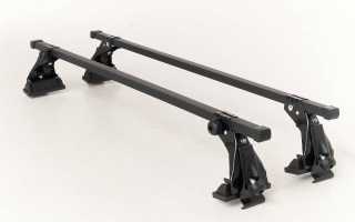 Установка багажника на крышу: Лада Гранта