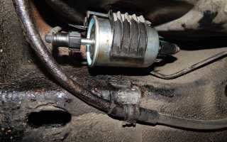 Замена топливного фильтра на Ладе Калине