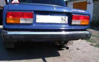 Меняем бампер на ВАЗ 2107