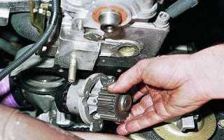 Действия при замене помпы ВАЗ 21099 инжектор