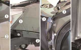 Снятие и установка переднего крыла на Лада Калина — пошаговая инструкция