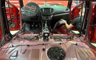 Инструкция по выполнению шумоизоляции Лады Весты