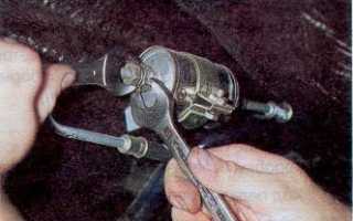 Топливный фильтр: замена на ВАЗ модели 2114