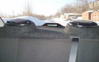 Самодельная акустическая полка для Лада Гранта