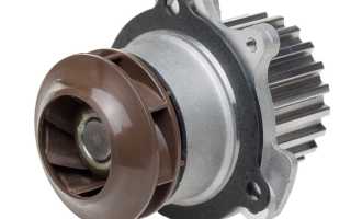 Замена помпы на авто Калина