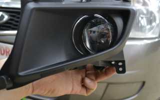 Как правильно установить противотуманки на Приору