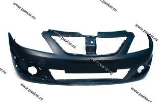 Задний и передний бамперы автомобиля Лада Ларгус