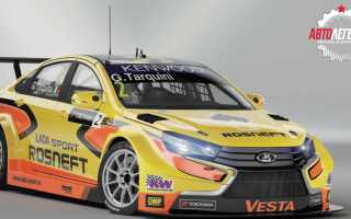 Новая lada vesta wtcc
