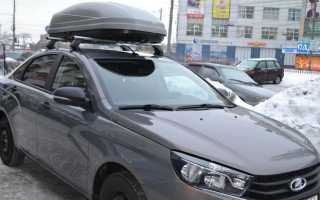 Выбор и установка автобагажника на крышу Лады Весты
