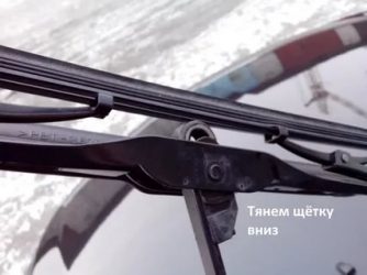 Как поменять дворники на шевроле круз?