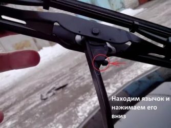 Как поменять дворники на шевроле круз?