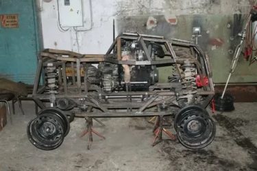 Как сделать полноприводную оку своими руками?