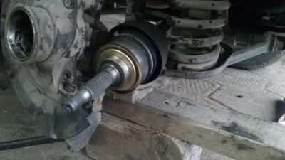 Как снять наружный шрус на ниве шевроле?
