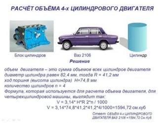 Рабочий объем двигателя 1596 что это значит?