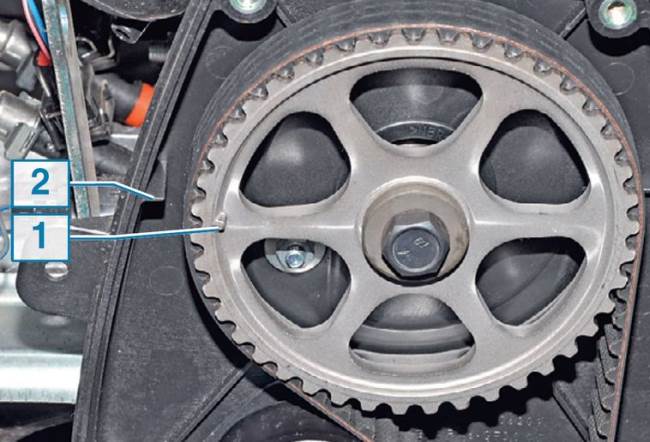 Расположение шкива Шкив распредвала
