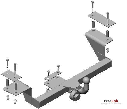 Крепежи Руль крепится здесь