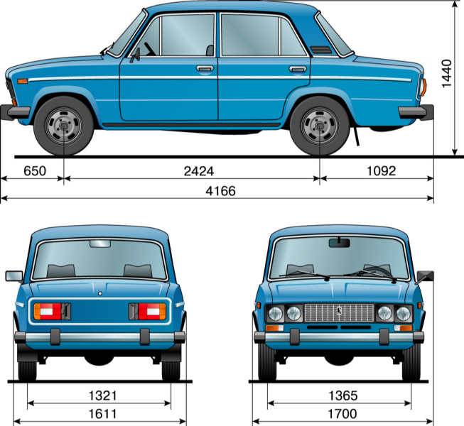 Параметры авто Параметры шестерки