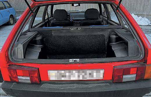 Стандартное место для багажа Автокладовка