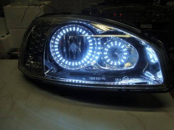 Тюнинговые фары Фары - ангельские глазки