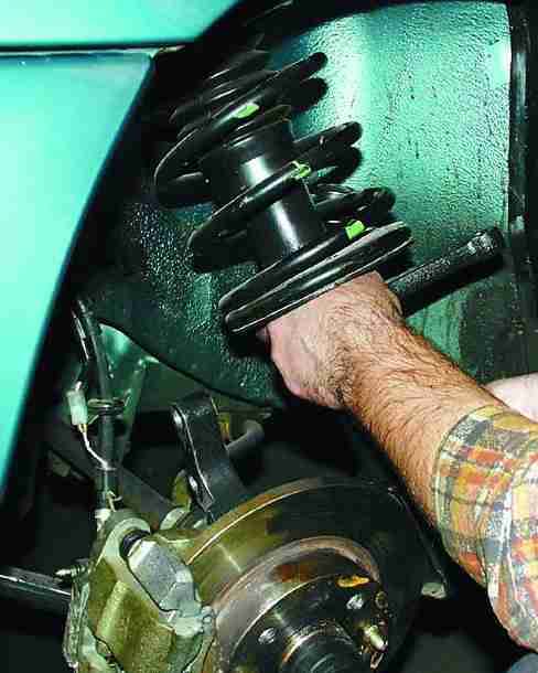 Установка телескопических амортизаторов Телескопические амортизаторы