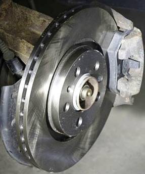 Установленный узел Установлен диск на машину