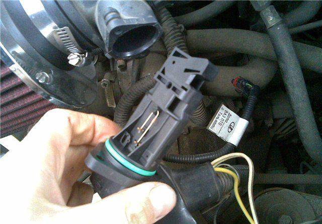 Вытащили датчик Вытаскиваем датчик