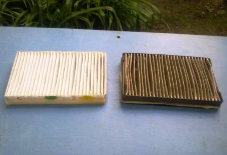 Замена фильтрующего элемента Меняйте салонный фильтр