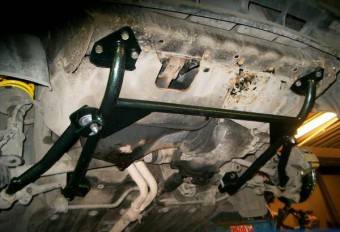 Установлен подрамник на восьмёрке